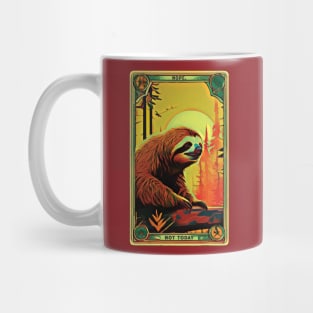 Not Today Sloth - Retro Style Design Mug